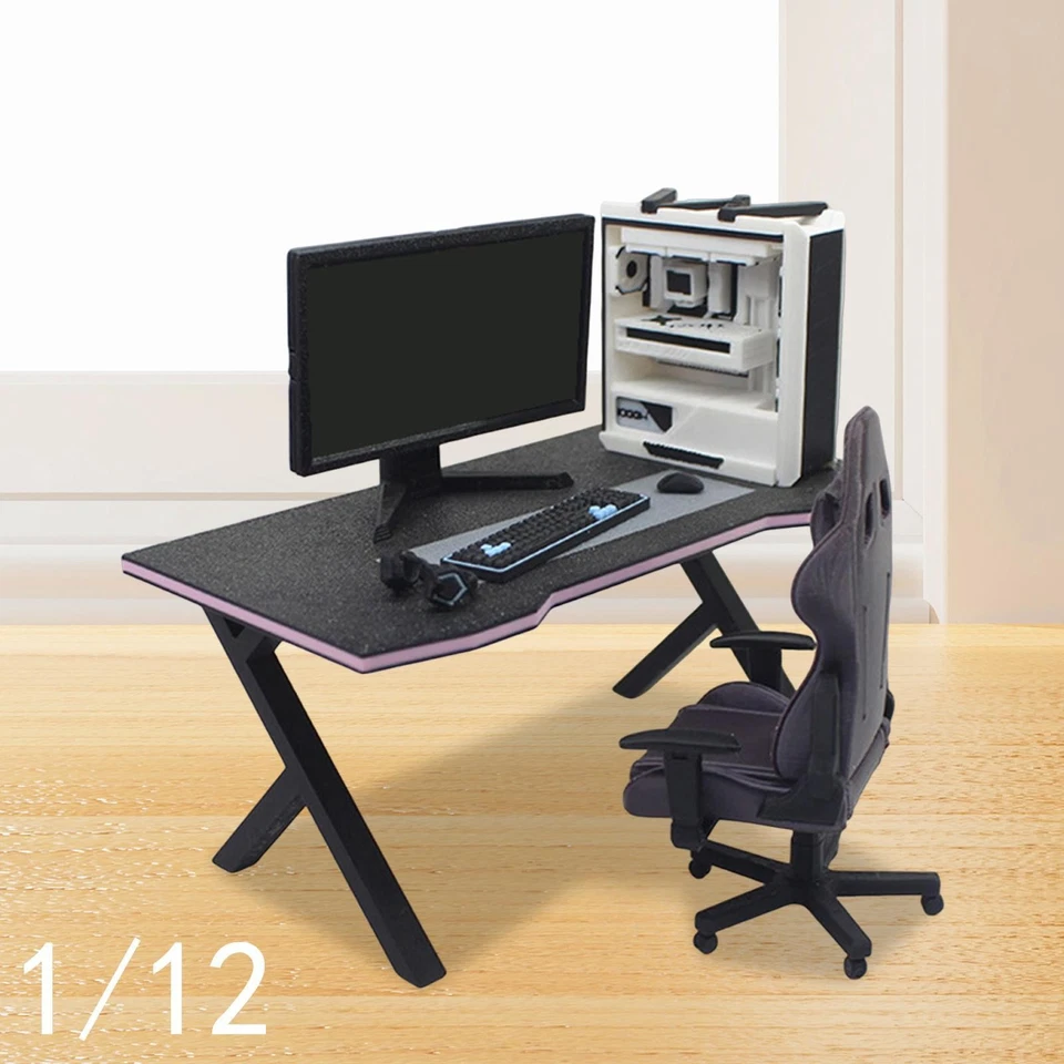 Mobili in miniatura per casa delle bambole in scala 1:12, regalo di mobili per - Immagine 1 di 1