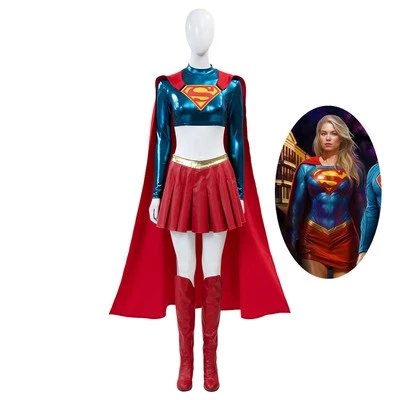 Disfraz de Superman: Legacy Supergirl Cosplay para mujer traje conjunto Foto 1 de 4