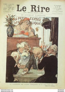 Le Rire 1921-08- 6 # 131 Humoristique Ed.Originale Washington - Picture 1 of 5