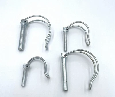 WGF Rohrklappstecker Stahl verzinkt Rohr Klappsplint Klappstecker Klappsplint Stecke