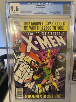 Uncanny X-men #137 CGC 9.6, Death of Phoenix, White Pages, Claremont  (1980) - Image 1 of 4