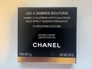 CHANEL LES 4 OMBRES BOUTONS 219 BOUTONS COUTURE EYESHADOW NEW LIMITED EDITION 25 - Picture 1 of 8