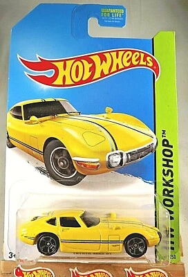 2014 Hot Wheels #192 HW Workshop-HW All Stars TOYOTA 2000 GT Yellow Variation  - Image 1 of 4