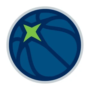 Minnesota Timberwolves Round  Precision Cut Decal / Sticker - Picture 1 of 1