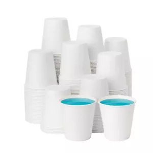 300er-Pack 3 Unzen Pappbecher für Badezimmer Einweg Mundwasser Tassen kleine Pappbecher - Bild 1 von 6