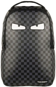 THE ENEMY ENMY111CHECKLGE Duradero Eco Piel Sintética Mochila De Tablero Ajedrez - Imagen 1 de 10