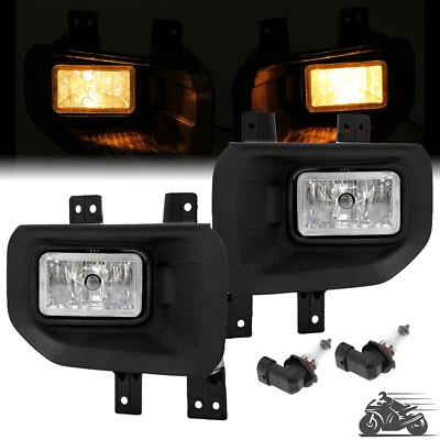 Luces antiniebla transparentes de parachoques luces de conducción para camioneta Ford F150 F-150 2015 2016 2017 Foto 1 de 4