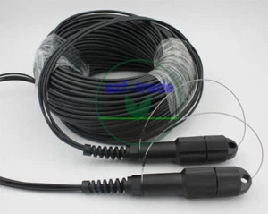 50M Lc-Lc Sm 4 Strand Blindé Domaine TPU Optique Brassage Câble Cordon Eau Tête - Afbeelding 1 van 1