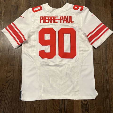 New York Giants Jersey Mens Size 44 Pierre-Paul Nike White Cover