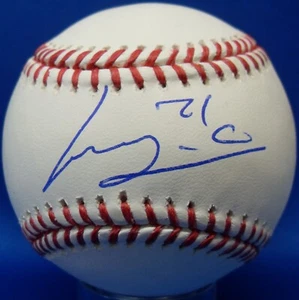 JSA Luis Castillo Autographed Signed AUTO MLB Robert Manfred Baseball DBB 1171* - Picture 1 of 6