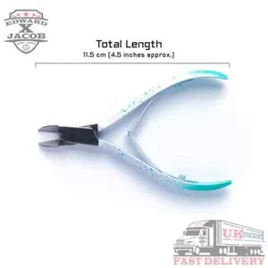 Professional Toe Nail Clipper Cutter Nippers - Thick Nails 4.5" White & Green - Picture 1 of 7