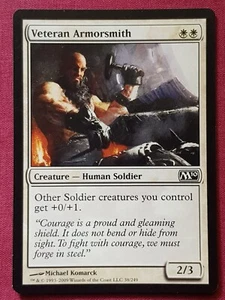 Magic The Gathering 2010 CORE SET M10 VETERAN ARMORSMITH white card MTG - Picture 1 of 2