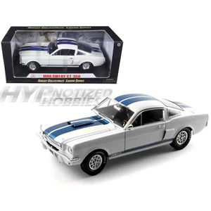 SHELBY COLLECTIBLES 1:18 1966 FORD MUSTANG SHELBY GT350 DIE-CAST WHITE SC160 - Picture 1 of 1