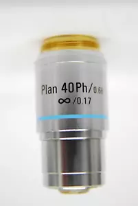 Leica Plan 40Ph/0,66 ∞/0,17 (1751) Phase Planachromat Mikroskop Objektiv - Bild 1 von 15