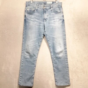 Pantalones de mezclilla para hombre AG Adriano Goldschmied talla 31x33/azul/moderno ajustados/denim 360 - Imagen 1 de 14