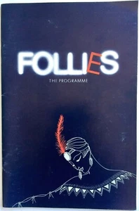 "FOLLIES" LONDON CAST ORIGINAL 1986 SHAFTESBURY THEATRE PROGRAMME & TICKET STUB - Picture 1 of 1