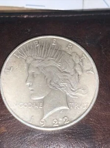 1922 Liberty Peace Ein-Dollar-Silbermünze US 90 % Plus - Bild 1 von 4