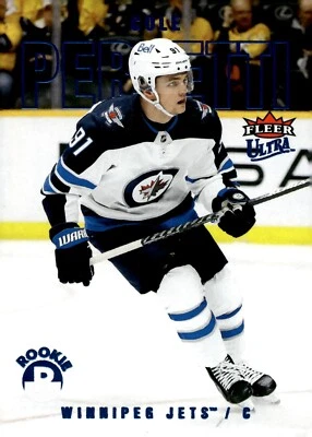 Cole Perfetti - 2021-22 Fleer Ultra Rookie Blue /399 Card #237 - Winnipeg Jets - Image 1 of 2
