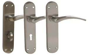 Vibe Designer Internal Door Handle Milan Door Lever Furniture Satin Chrome - Picture 1 of 4