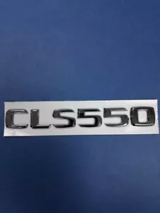 CHROME * CLS550 * TRUNK LETTER EMBLEM BADGE SET FOR MERCEDES BENZ AMG CLS-CLASS - Picture 1 of 4