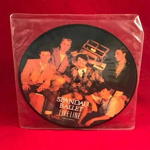 SPANDAU BALLET Lifeline 1982 UK 7" vinyl PICTURE DISC single chrysalis 45 record - Picture 1 of 2
