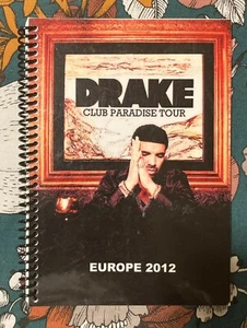 DRAKE + KENDRICK LAMAR EURO 2012 CLUB PARADISE TOUR ITINERARY CREW RARE BOOK - Foto 1 di 3