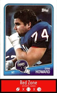 1988 Topps - #280 Erik Howard NM Set Break. - Picture 1 of 2