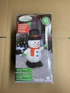 Gemmy LED Snowman 3.5 ft. Inflatable - Picture 1 of 3
