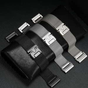 26 mm Milanaise Band für Garmin Fenix 8/Fenix 7X/Instinct 3 Stahl Mesh Loop Armband - Bild 1 von 18