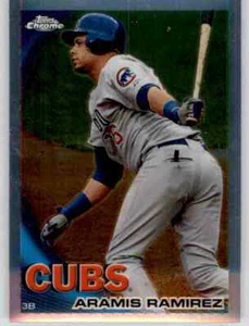 2010 Topps Chrome Silver Refractor Aramis Ramirez Parallel prism Foil Cubs #158 - Picture 1 of 2
