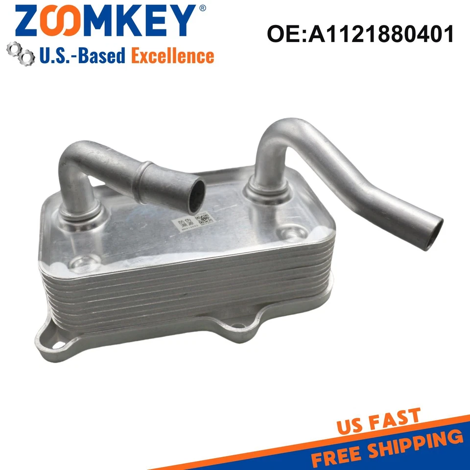 Engine Oil Cooler for Mercedes-Benz W202 W203 C240 W210 W211 E320 E430 S430 S320 - Image 1 of 4