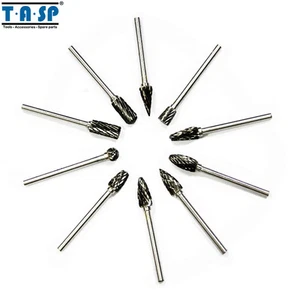 TCT Burrs Set For Dremel Accessories Rotary Tools 10 Pack - Picture 1 of 2