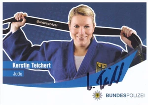 Kerstin TEICHERT - Deutschland, Silber Olympia 2012 Judo, Original-Autogramm! - Bild 1 von 1