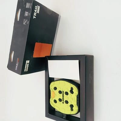 LOOK Geo Trail Grip  "Lime" Pedals-Platform 9/16" Mountain City Bike Vibram Grip - Image 1 of 4