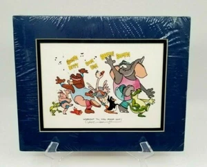 Neu versiegelt ROBERT MARBLE signierter Passepartout-Kunstdruck "Workout 'till You Poop Out!"  - Bild 1 von 5