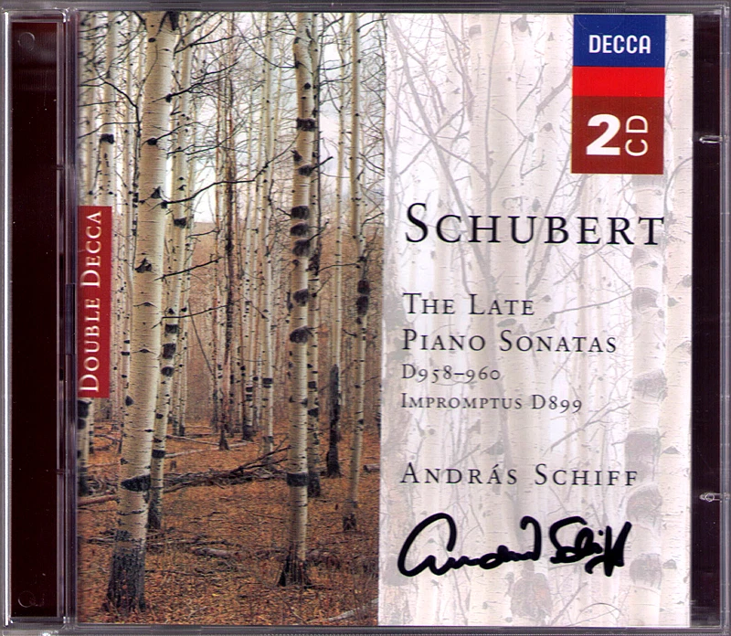 Andras SCHIFF Signiert SCHUBERT Piano Sonata D.958 959 960 Impromptus D.899 2CD - Bild 1 von 1