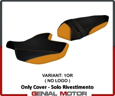 Funda sillín asiento Amatrice 2 naranja (OR)T.I. para Kawasaki Z 750 2007 > 2012 Foto 1 de 2