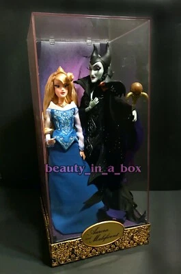 Muñeca Aurora Maléfica Disney Diseñador Cuento de Hadas Conjunto Bella Durmiente Bolsa de Regalo. Foto 1 de 4
