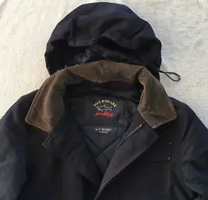 Paul & Shark Yachting 90°C Degree mens Navy Blue Hooded Jacket Coat size S - Picture 1 of 17