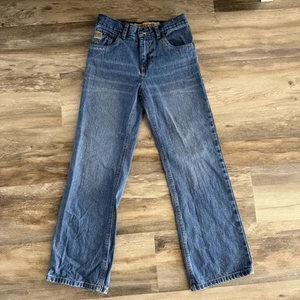 Cinch Youth Straight Leg Jeans Size 12R Light Blue Wash Denim - Picture 1 of 7