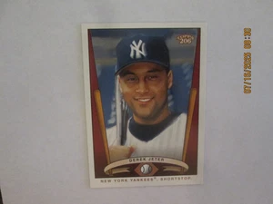CARTA BASEBALL DEREK JETER YANKEES 2002 TOPPS 206 #T206-7 SPEDIZIONE GRATUITA - Foto 1 di 2
