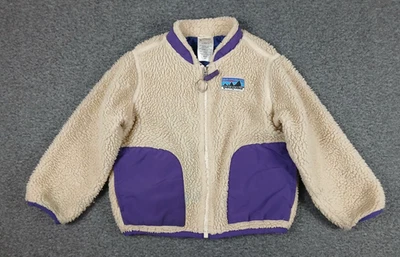 Vintage 90s Baby Patagonia Retro Fleece jacket Size 4T Toddler - Image 1 of 4