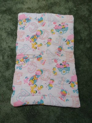 Saco de Dormir Vintage Bebé Bunting Amarillo Cuna Manta Animales Alfabeto Kitsch Foto 1 de 4