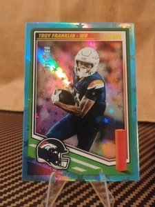 Troy Franklin #15 2025 Score BLUE STARS HOLO FOIL /499 Broncos - Foto 1 di 4