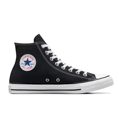 Converse All Star Donna chuck taylor HI alte scarpe uomo tela nere 39 40 43 44 - Immagine 1 di 4