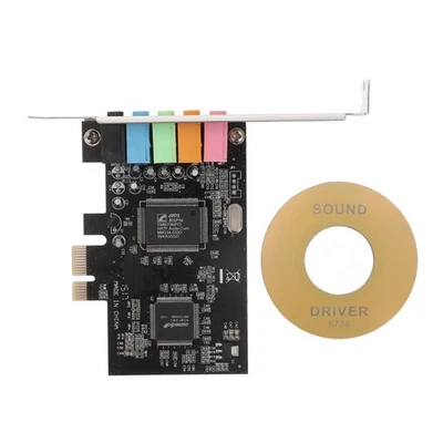  2 Pack Pc Sound Card Optical Out Low Profile Pcie Expansion Audio Interface - Image 1 of 4