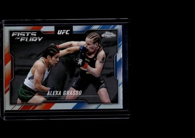 2025 Topps Chrome UFC Fists of Fury Insert Alexa Grasso  - Image 1 of 2