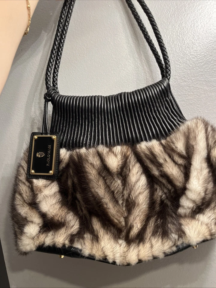 Paolo Masi женщин меха Дамская сумка сумочка - Изображение 1 из 3