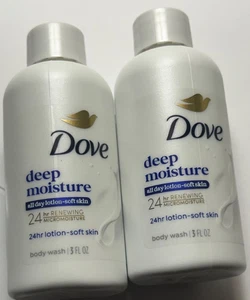 Dove Jabón Corporal Hidratación Profunda 24H Renovación Micromoisture Paquete de 2 Tamaño de Viaje - Imagen 1 de 1