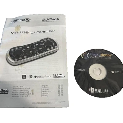DJ-Tech Deckadance Installation Disc & User Manual Only – No Controller - Image 1 of 4